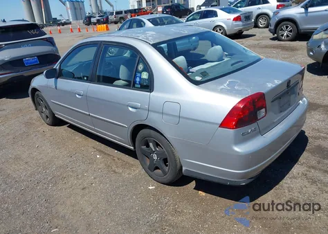 2005 Honda Civic Ex из США, поврежденный, VIN 2HGES26765H536987